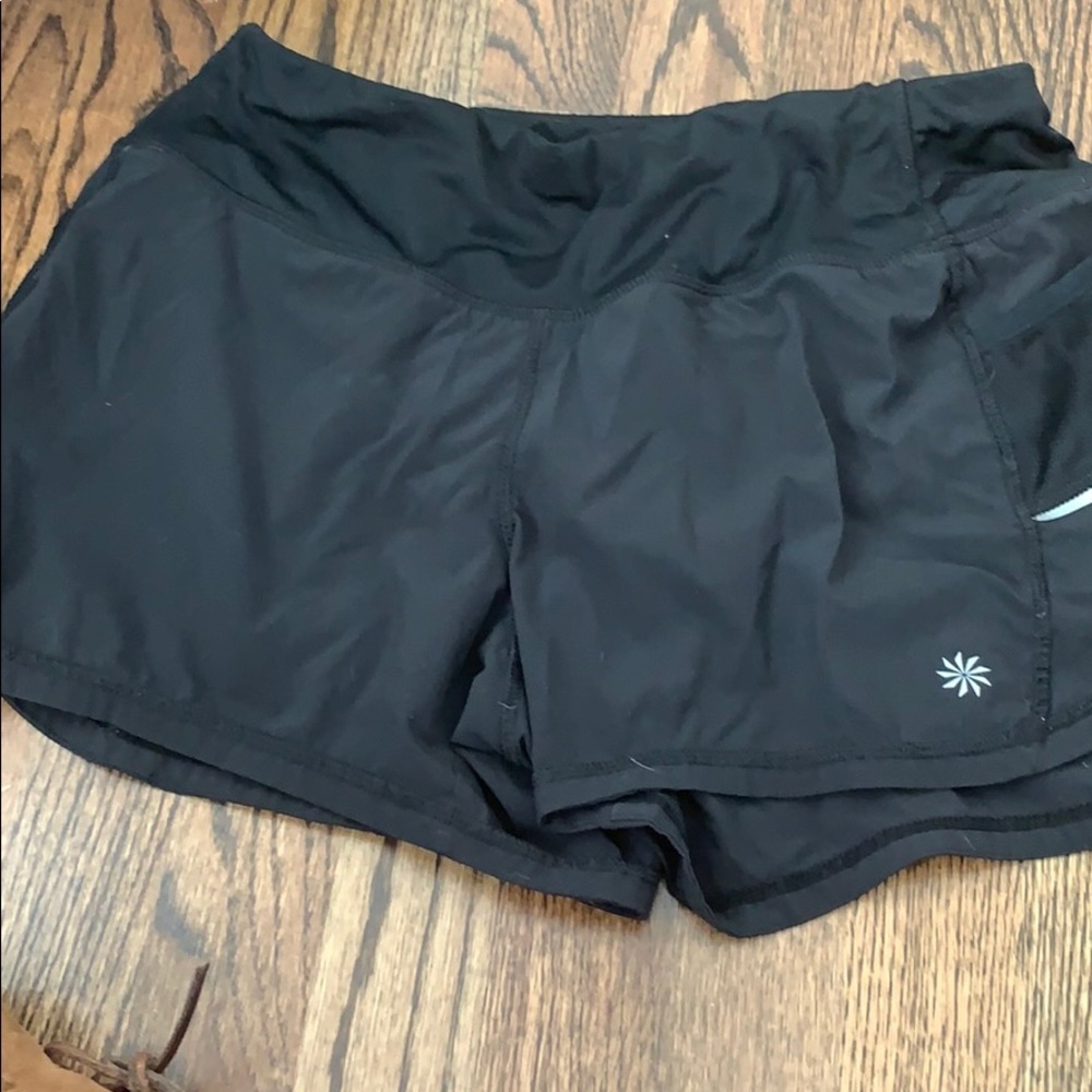 Black athleta shorts